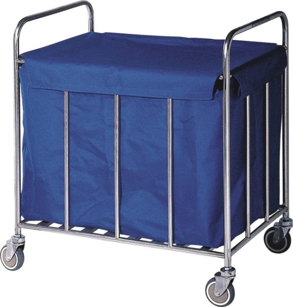 Steel Linen Cart Medical Waste Trolley