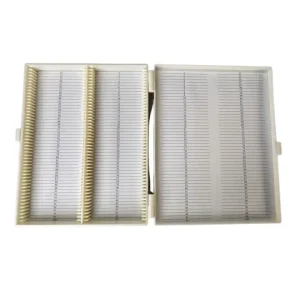 Storing sample slide in the laboratory