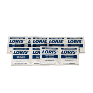 Lens cleaning tissues