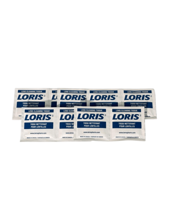 Lens cleaning tissues